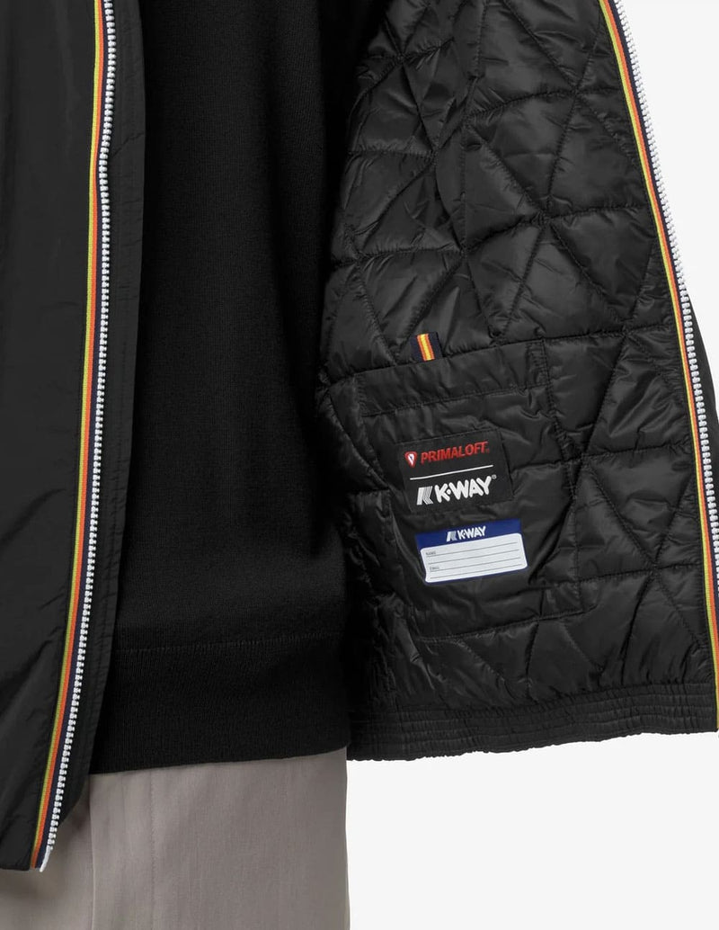 Chaqueta K-Way Jack Plain Warm Negra Hombre