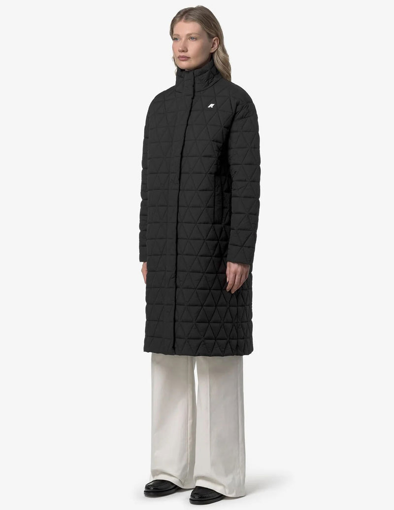 Abrigo K-Way Sonja Diamond Negro Mujer
