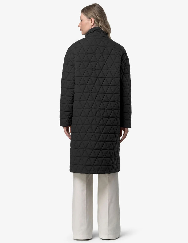 Abrigo K-Way Sonja Diamond Negro Mujer