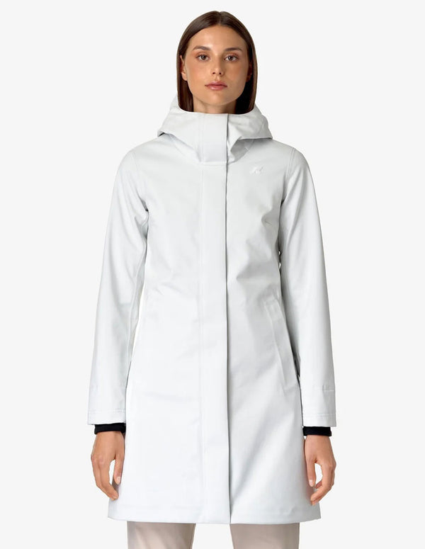 Abrigo K-Way Stephy Gris y Azul Mujer