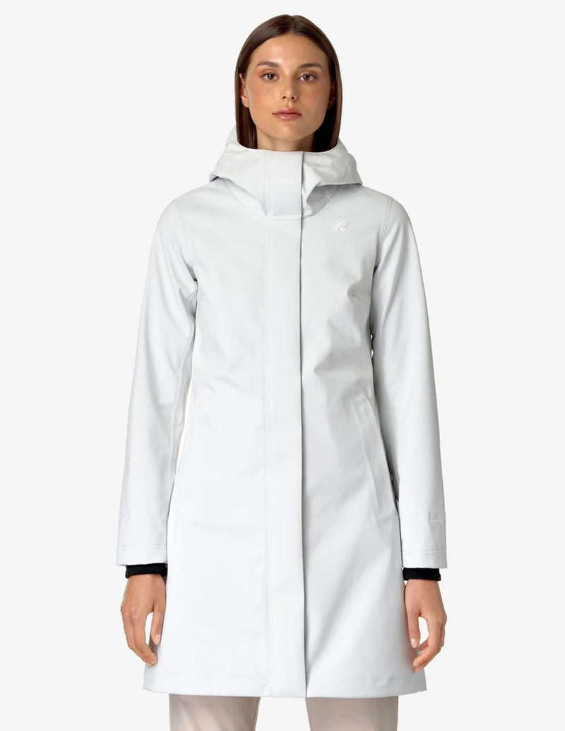 Abrigo K-Way Stephy Gris y Azul Mujer