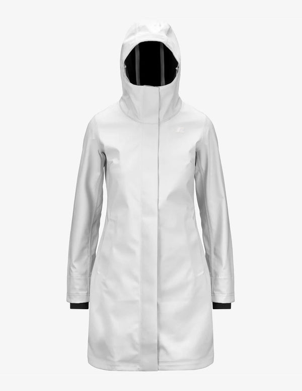 Abrigo K-Way Stephy Gris y Azul Mujer