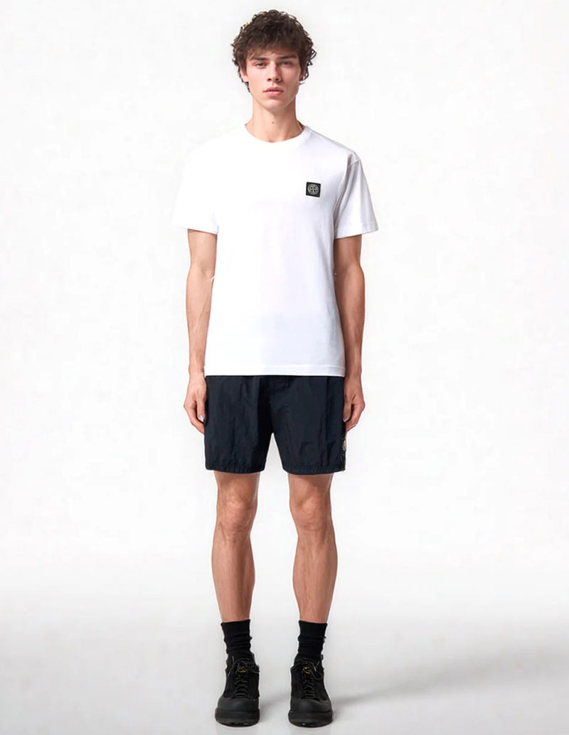 Camiseta Stone Island Compass Blanca Hombre