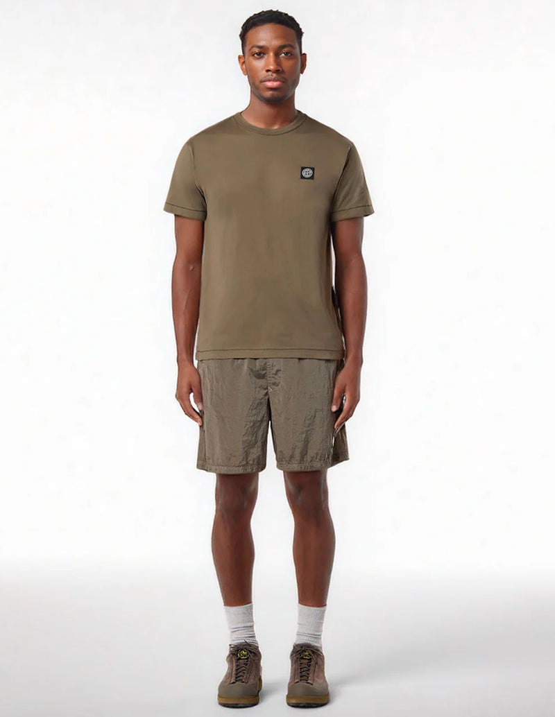 Camiseta Stone Island Compass Blanca Hombre