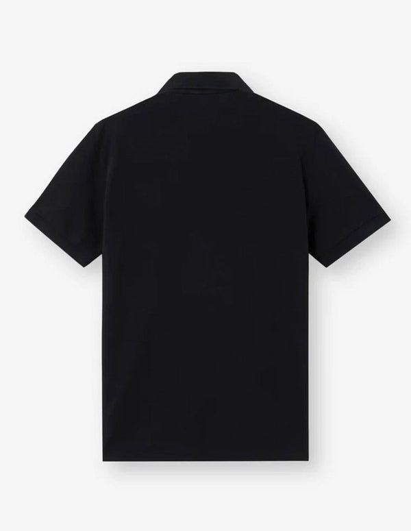 Polo Stone Island con Logo Negro Hombre