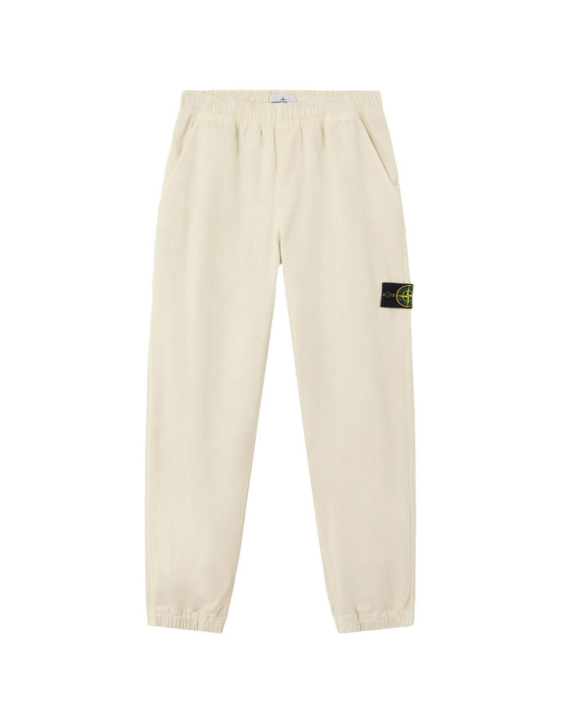 Pantalón Stone Island Organic Panama Cotton Beige Hombre