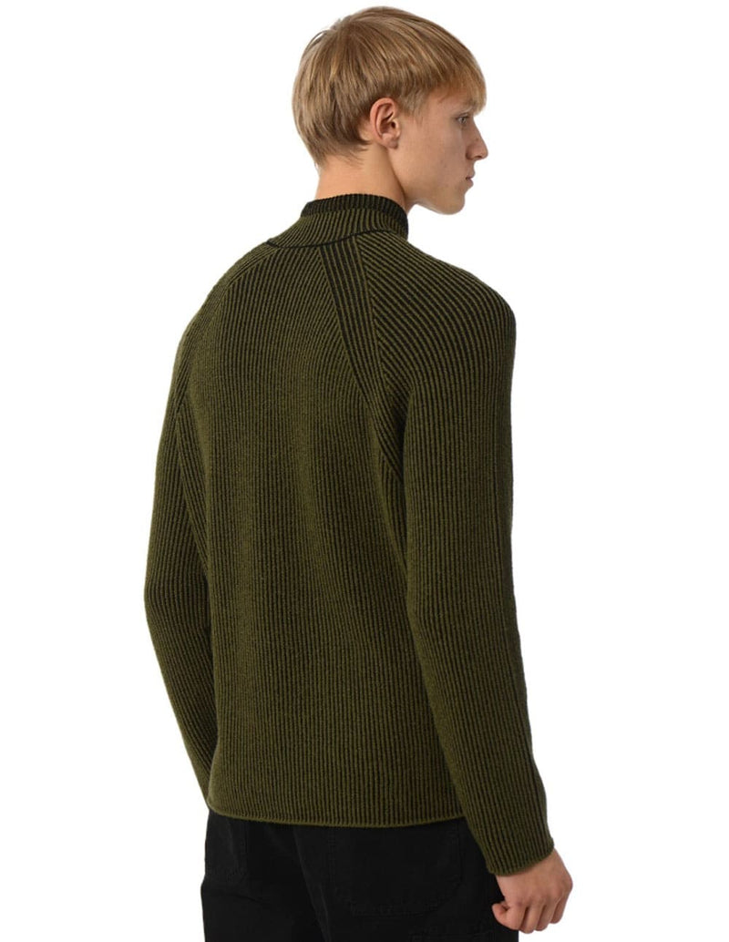 Jersey Stone Island con Logo Verde Hombre