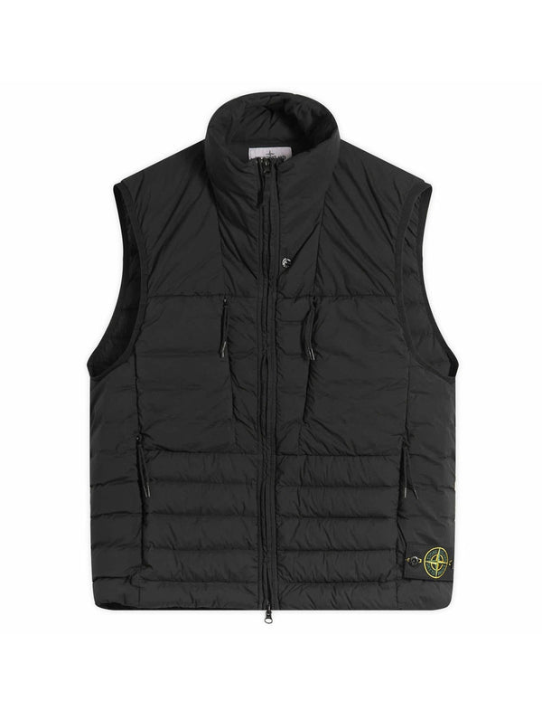 Chaleco Stone Island Seamless Tunnel Nylon Down-TC Light Negro Hombre