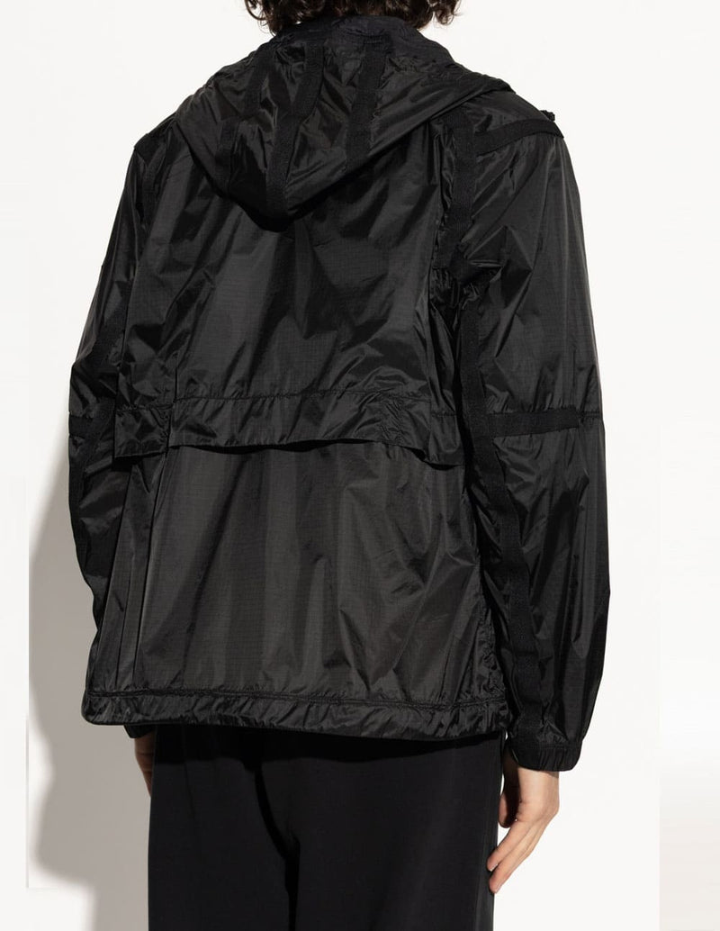 Chaqueta Stone Island Ripstop Light Nylon Negra Hombre