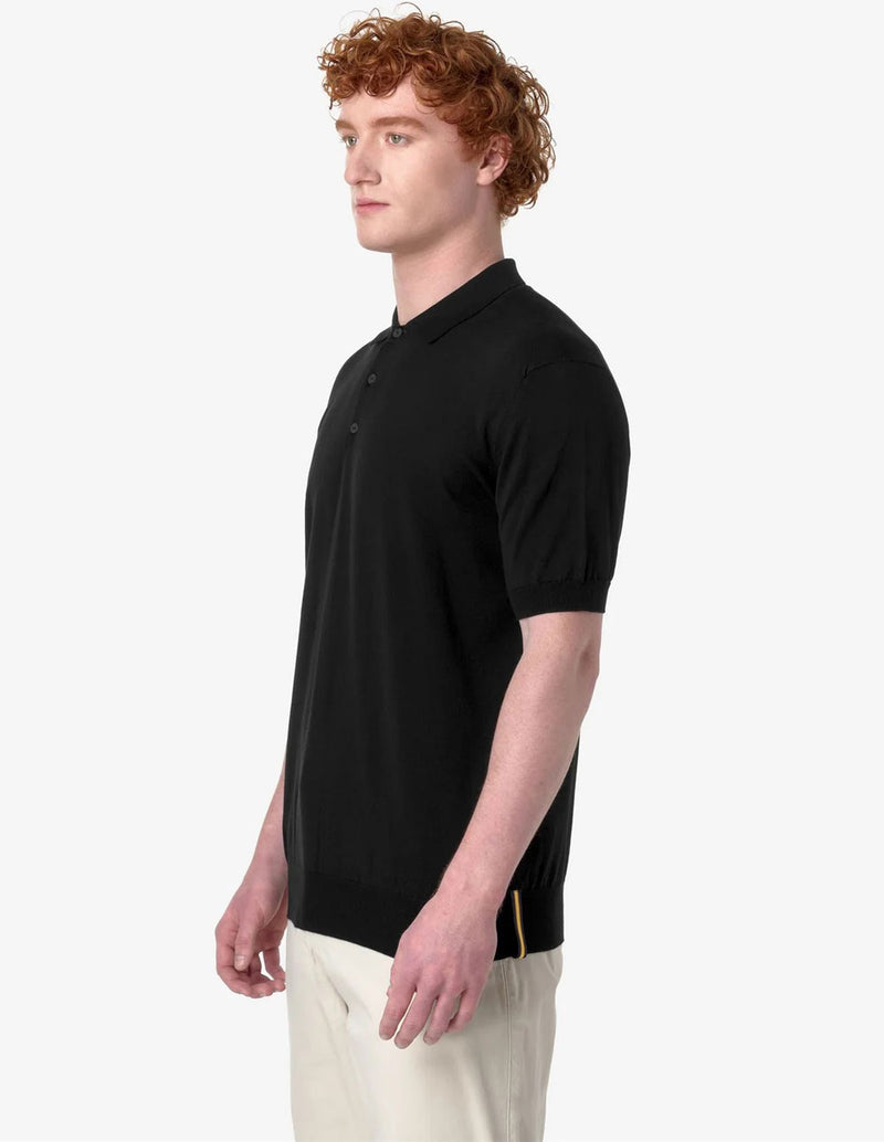 Polo K-Way Pleyne Negro Hombre