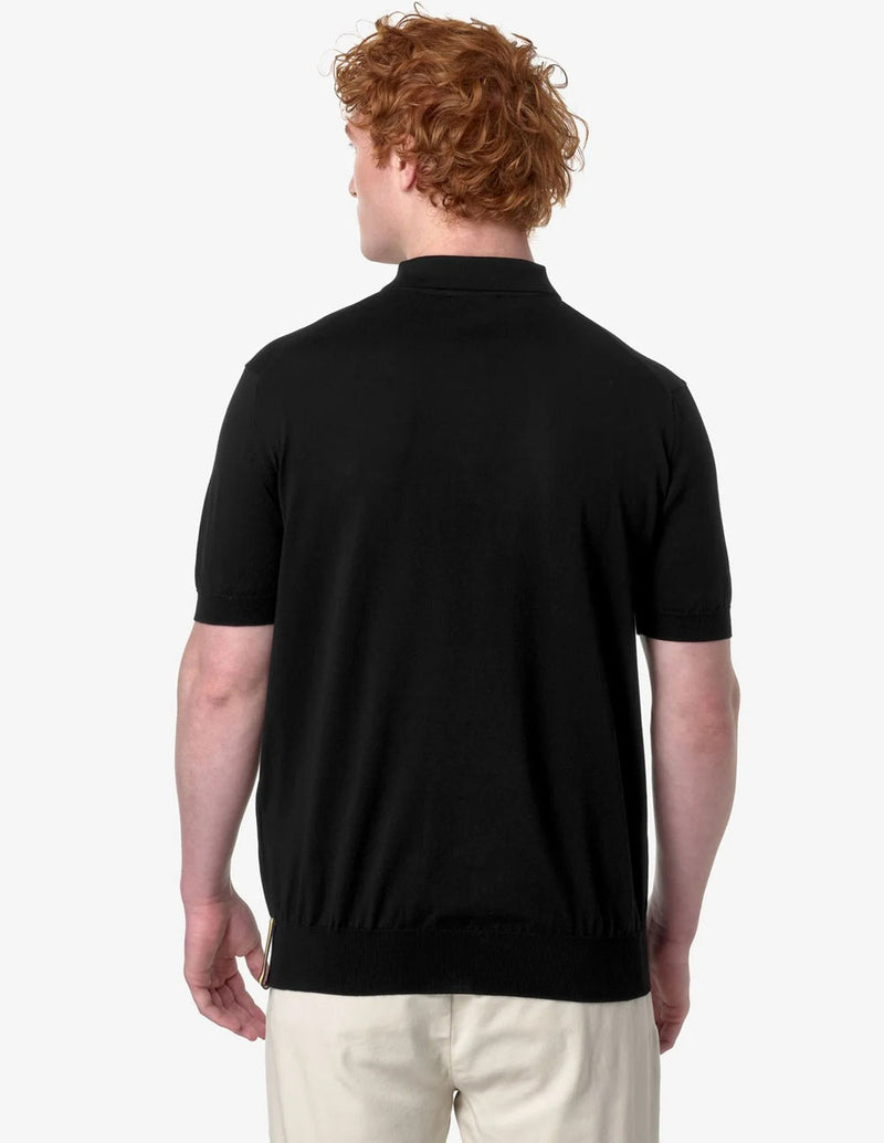 Polo K-Way Pleyne Negro Hombre