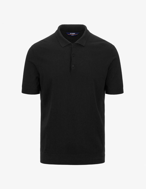 Polo K-Way Pleyne Negro Hombre