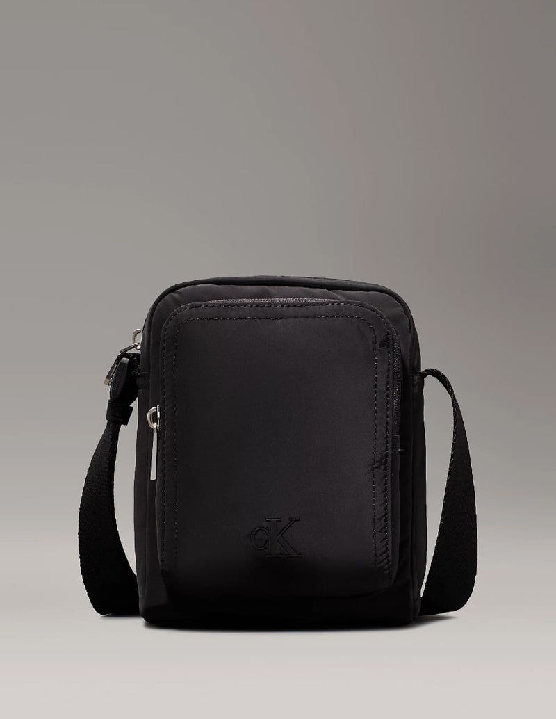 Bolso Reporter Calvin Klein Jeans con Logo Negro Hombre 18 x 14 x 5