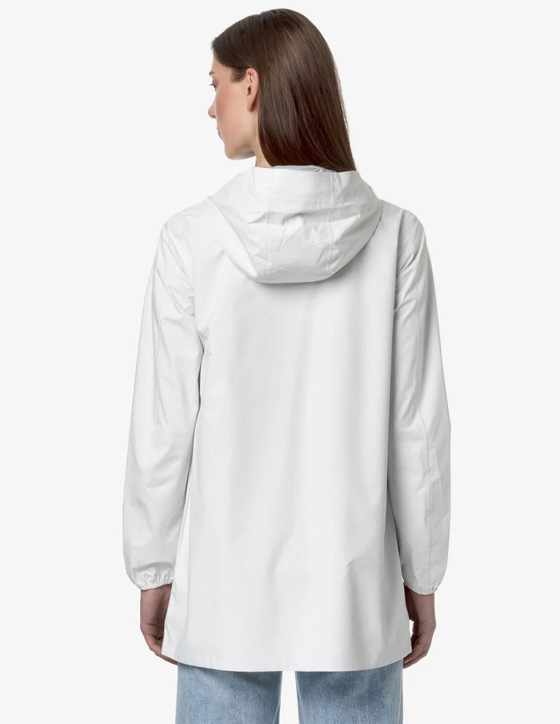 Chaqueta K-Way Sophie Impermeable Blanca Mujer