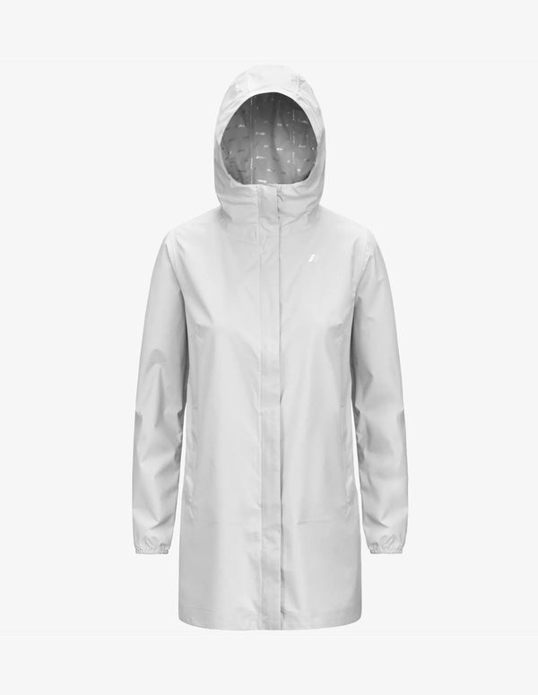 Chaqueta K-Way Sophie Impermeable Blanca Mujer
