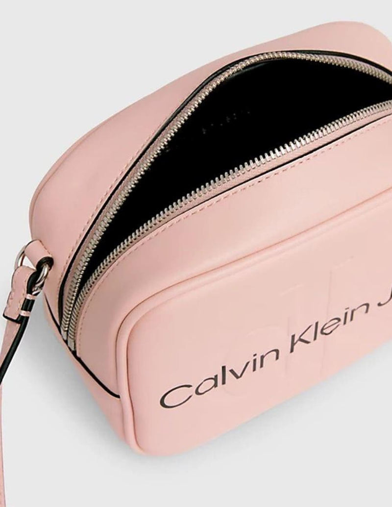 Bolso Calvin Klein Jeans con Logo Rosa Mujer 13 x 18 x 7