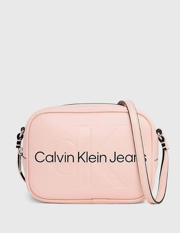Bolso Calvin Klein Jeans con Logo Rosa Mujer 13 x 18 x 7