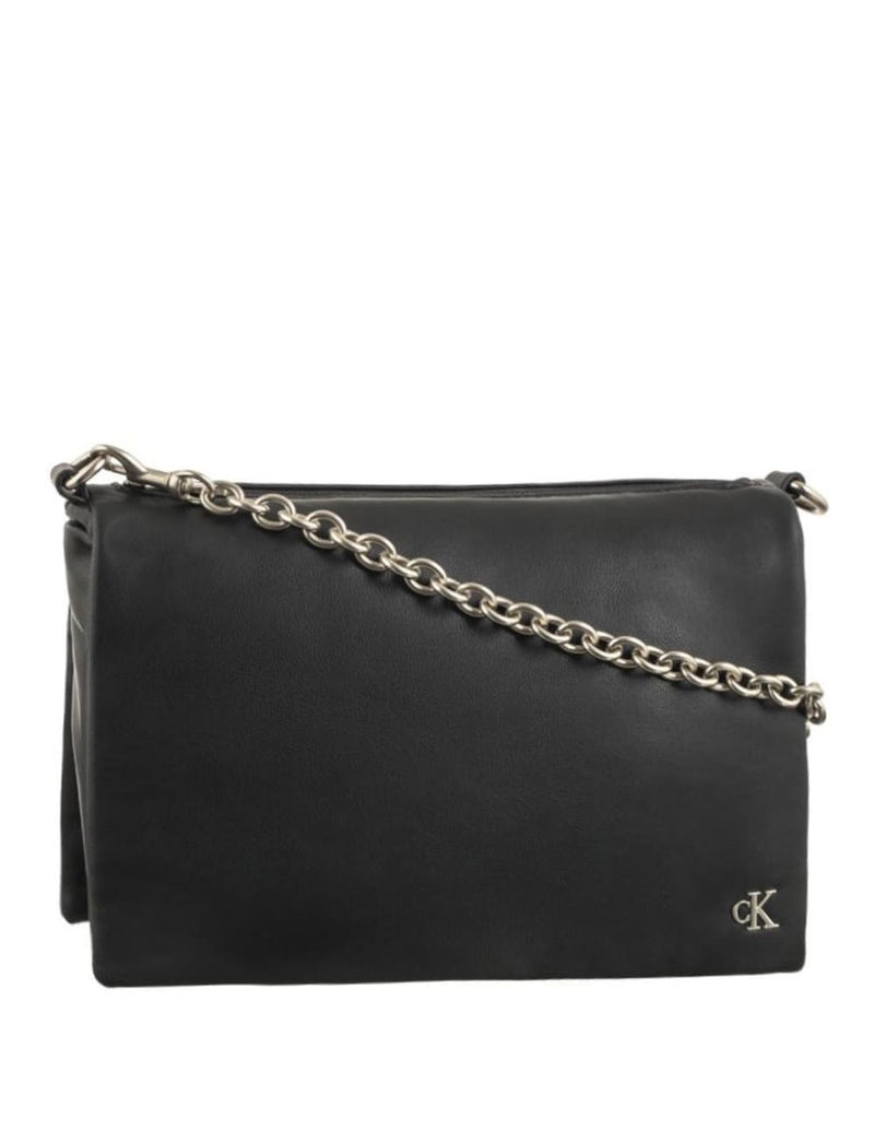 Bolso Calvin Klein Jeans Micro Mono Chain Camera Negro Mujer