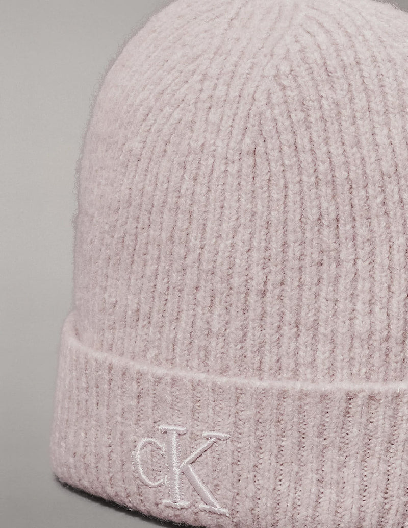 Gorro Calvin Klein Jeans con Logo Rosa Mujer