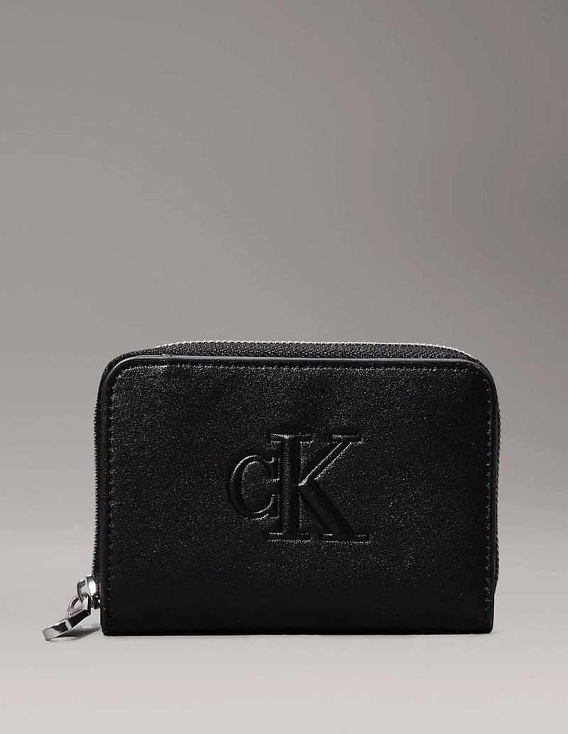 Cartera Calvin Klein Jeans con Logo Negra Mujer 11 x 8 x 3 K60K612741BEH Comprar Online en Capitan Siroco Capitan Siroco