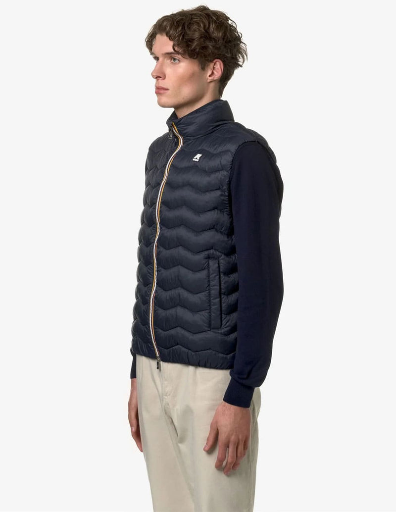 Chaleco K-Way Valen Quilted Warm Azul Hombre