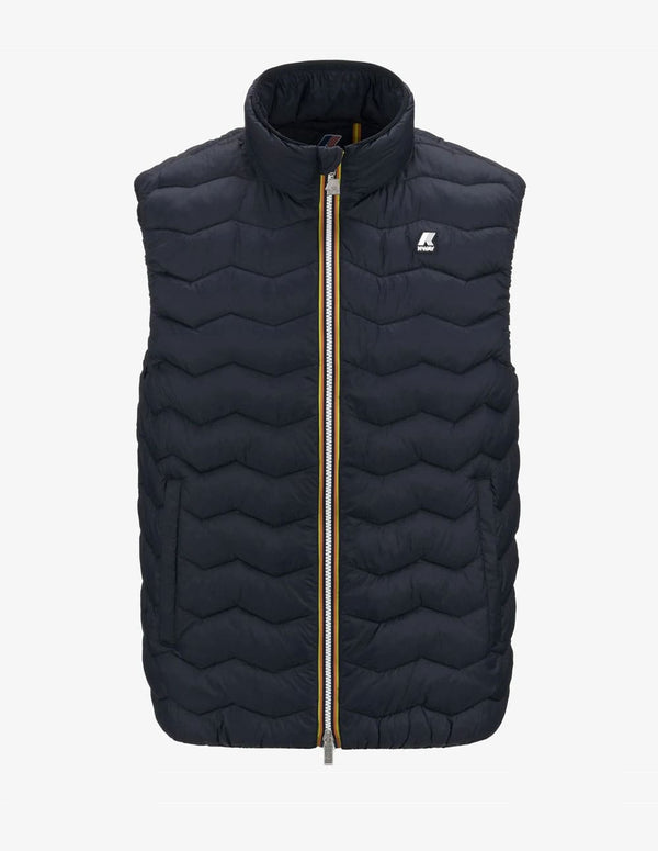 Chaleco K-Way Valen Quilted Warm Azul Hombre