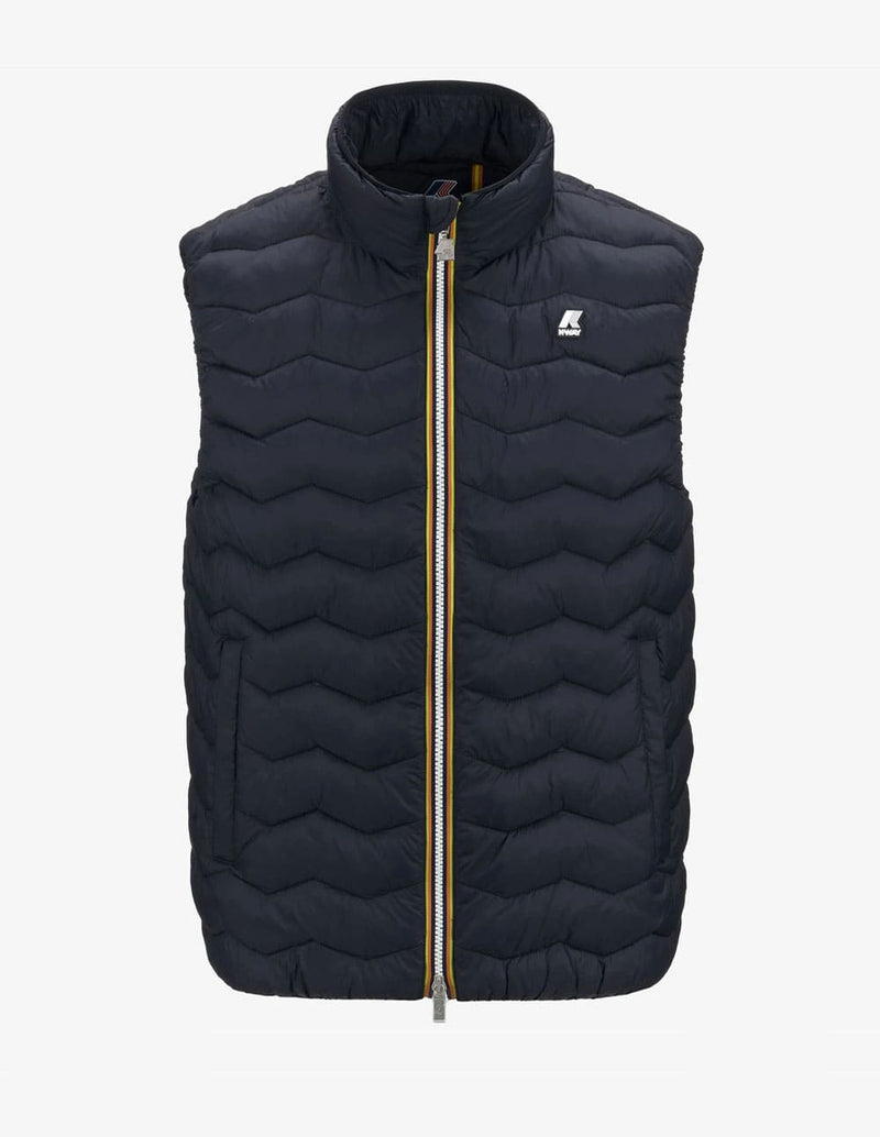 Chaleco K-Way Valen Quilted Warm Azul Hombre