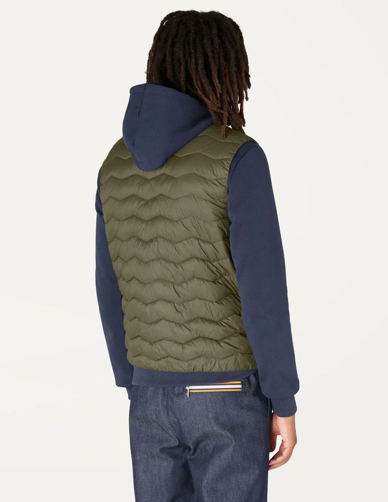 Chaleco K-Way Valen Quilted Warm Verde Hombre