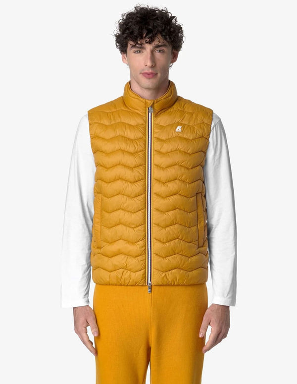 Chaleco K-Way Valen Quilted Warm Amarillo Hombre