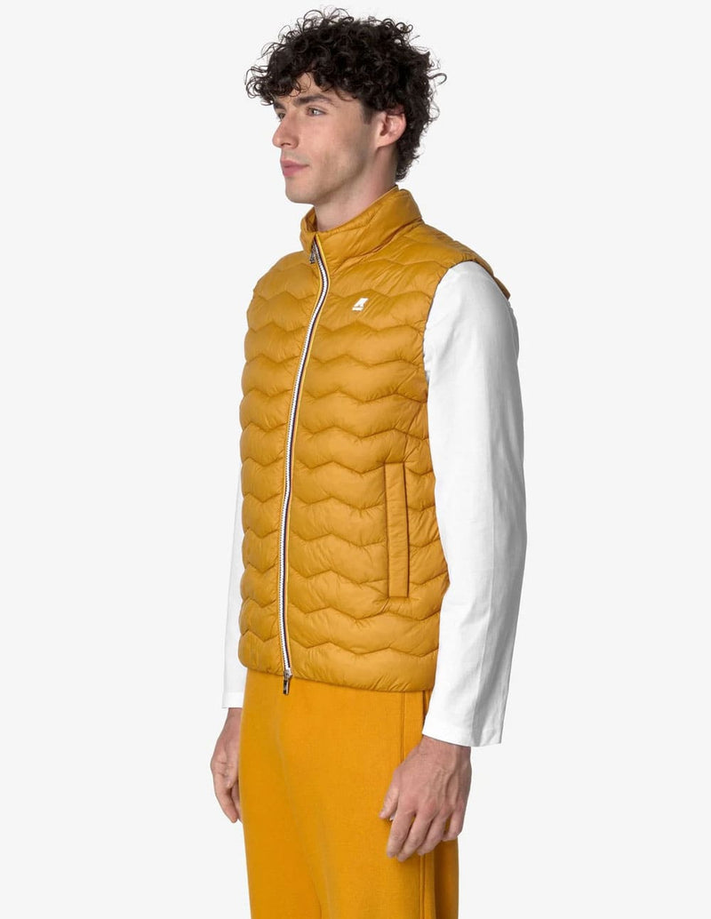 Chaleco K-Way Valen Quilted Warm Amarillo Hombre