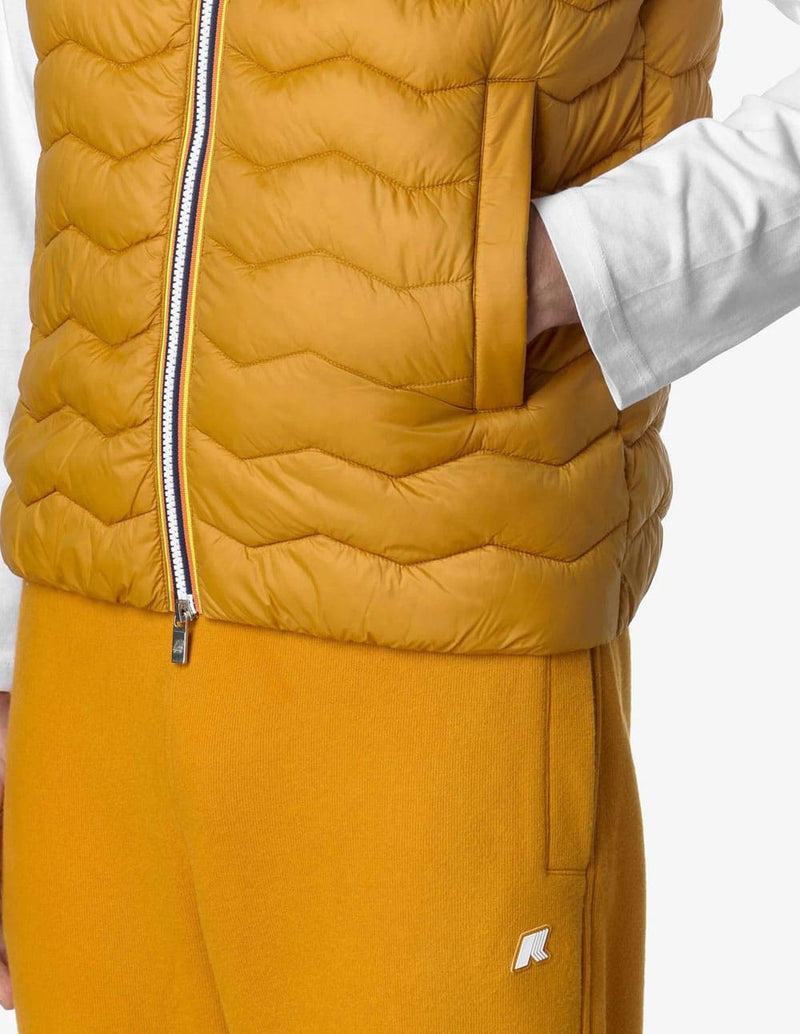 Chaleco K-Way Valen Quilted Warm Amarillo Hombre