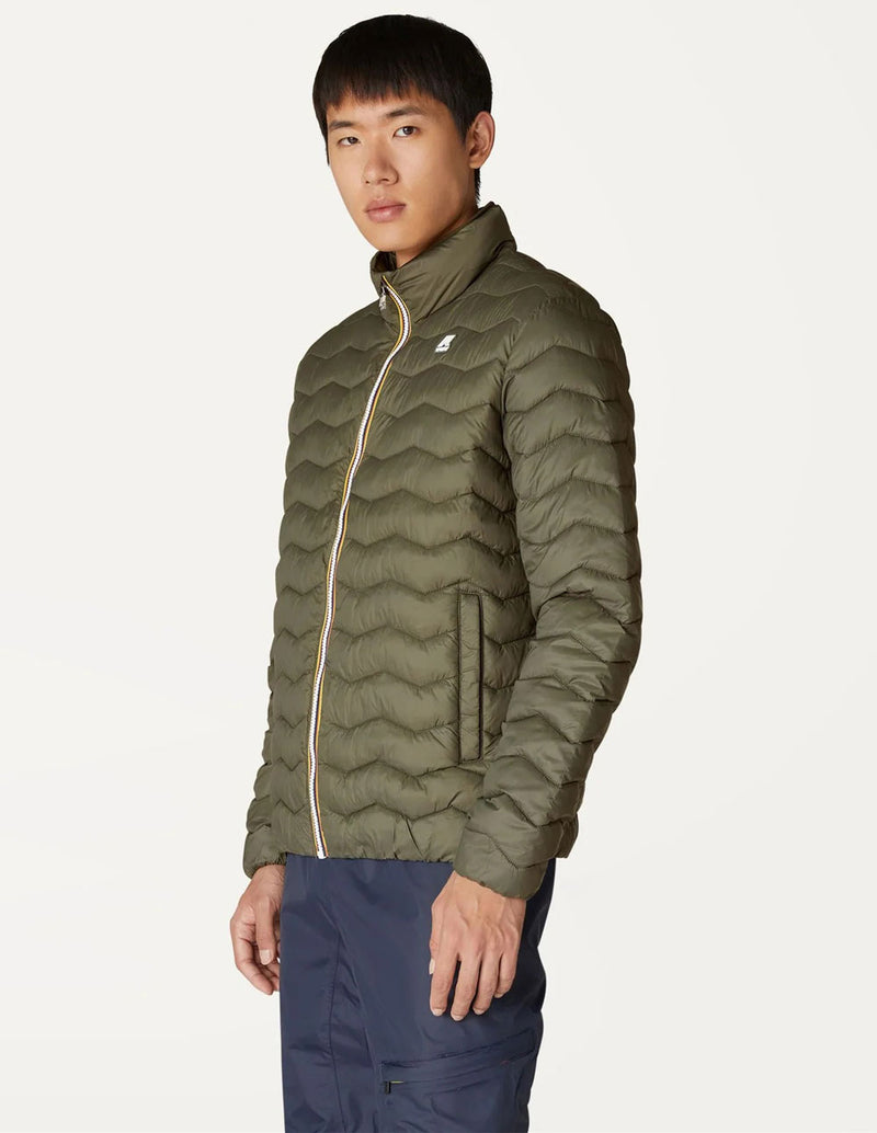 Chaqueta K-Way Valentino Quilted Warm Verde Hombre