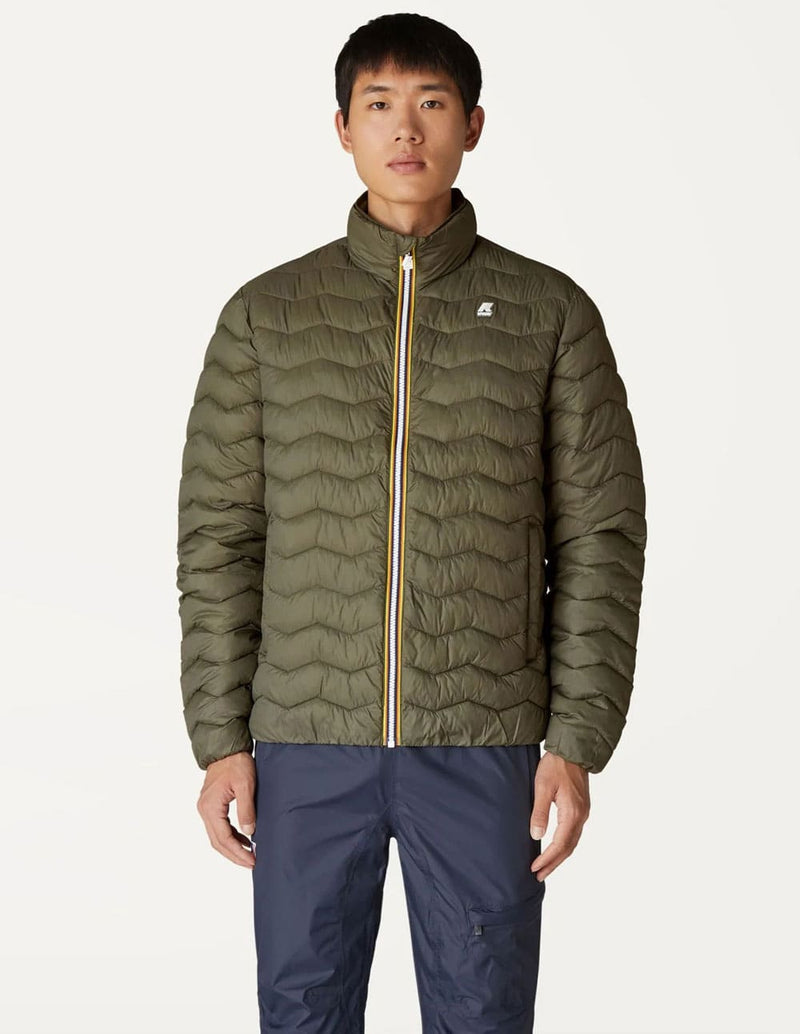 Chaqueta K-Way Valentino Quilted Warm Verde Hombre