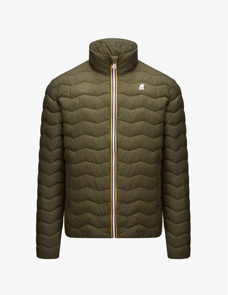 Chaqueta K-Way Valentino Quilted Warm Verde Hombre