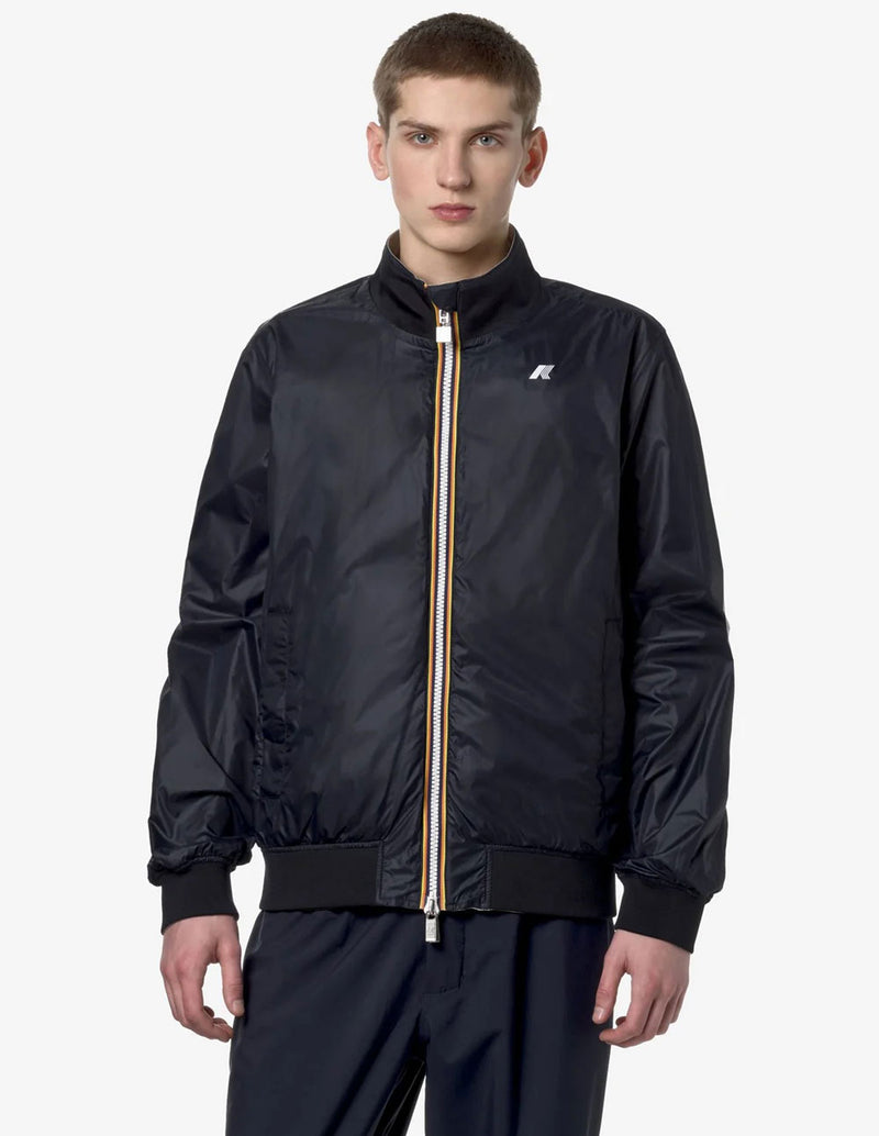 Chaqueta K-Way Arsene Plus.2 Reversible Beige y Azul Hombre