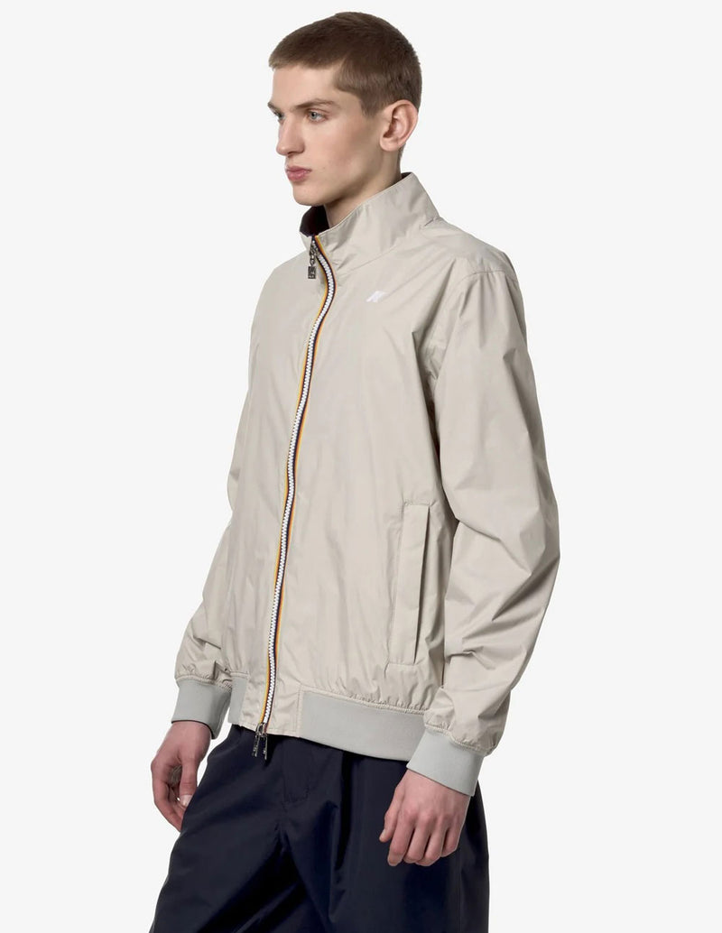 Chaqueta K-Way Arsene Plus.2 Reversible Beige y Azul Hombre