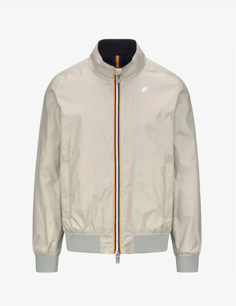 Chaqueta K-Way Arsene Plus.2 Reversible Beige y Azul Hombre