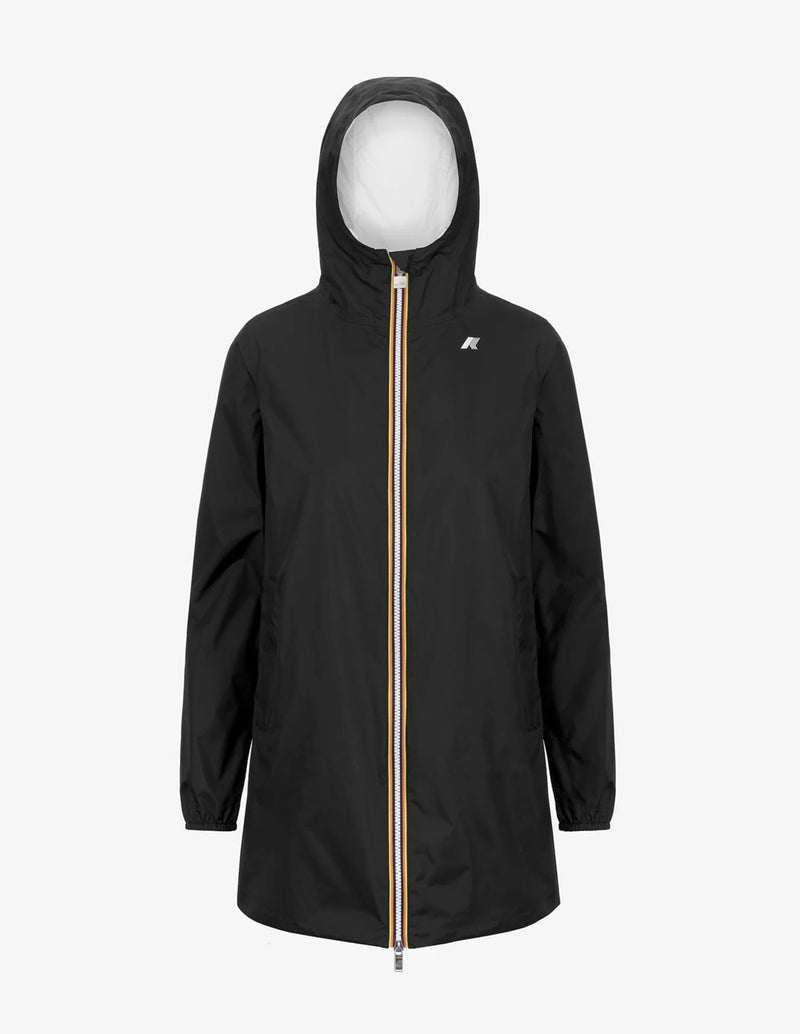Chaqueta K-Way Plus.2 Sophie Reversible Negra y Blanca Mujer