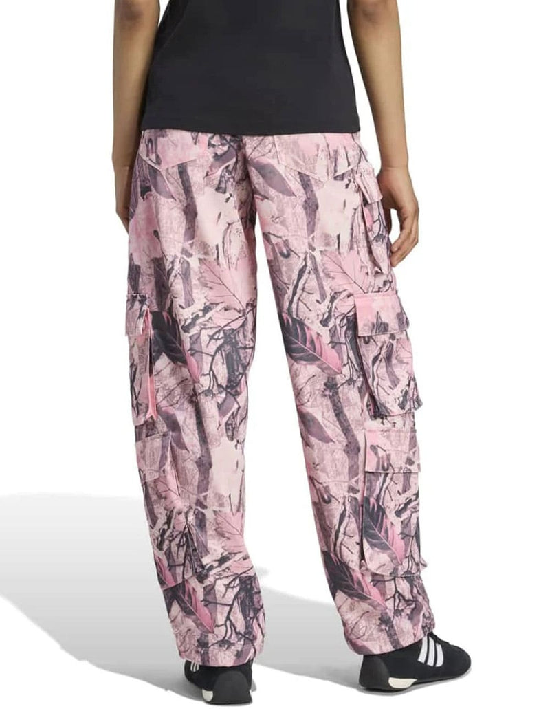 Pantalón adidas Camo Print Satin Rosa Mujer