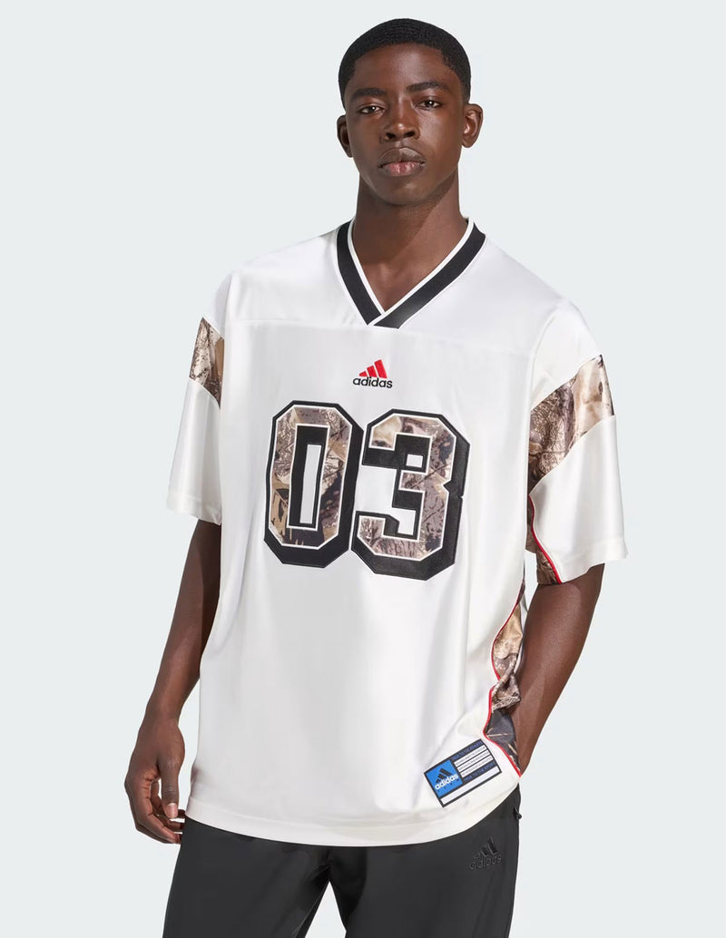 Camiseta adidas Camo Blanca Hombre