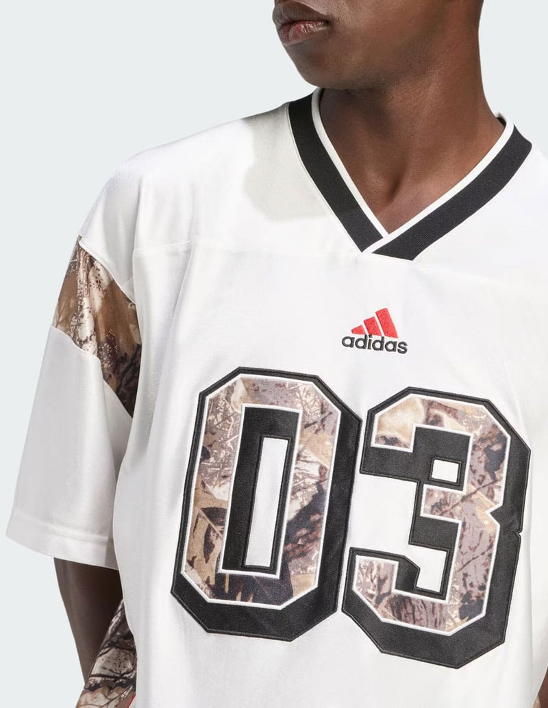 Camiseta adidas Camo Blanca Hombre