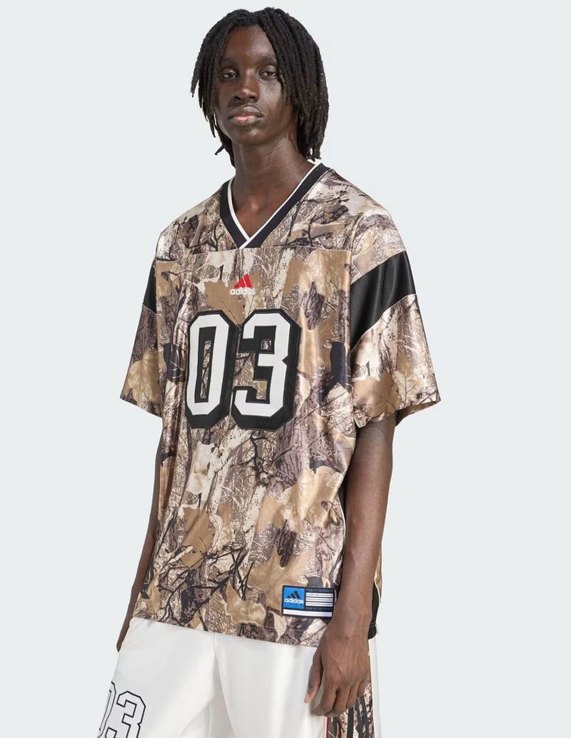 Camiseta adidas Camo Soccer Multicolor Hombre