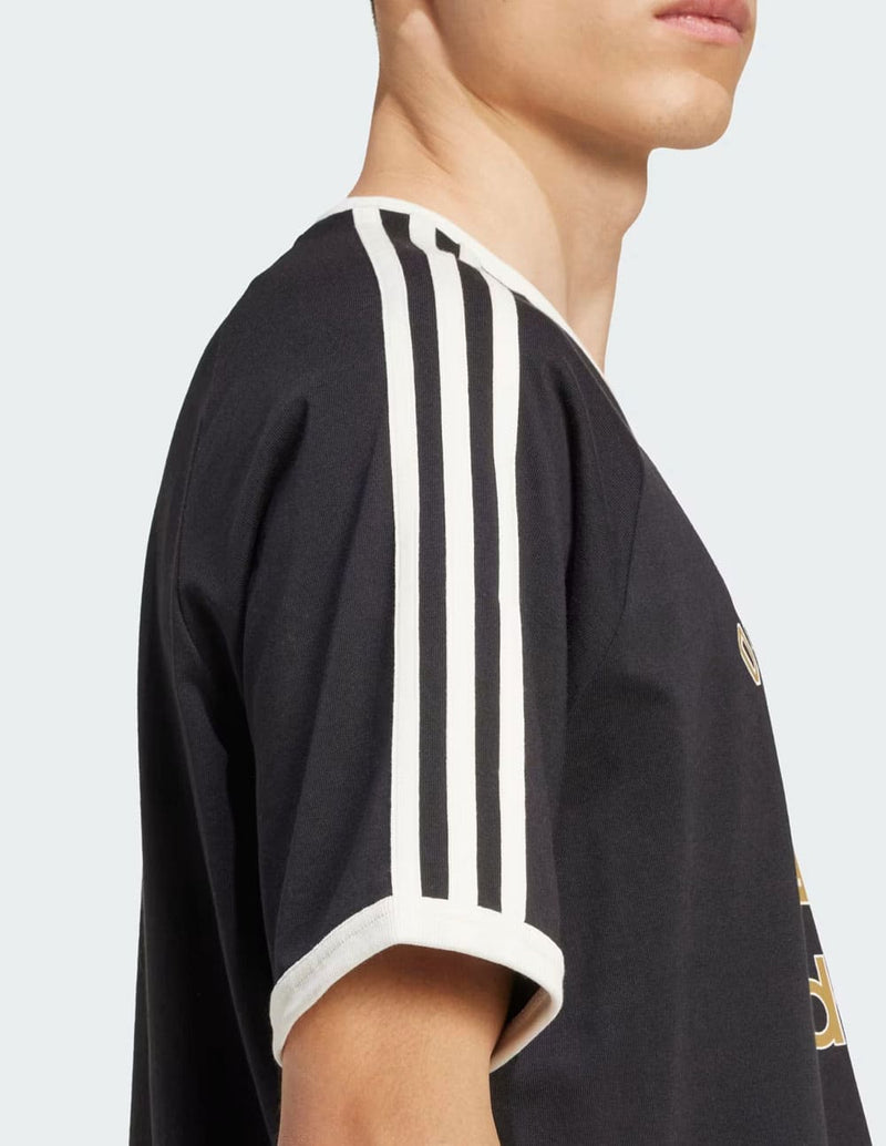 Camiseta adidas 3-Stripes Dept.Graphic Negra Hombre