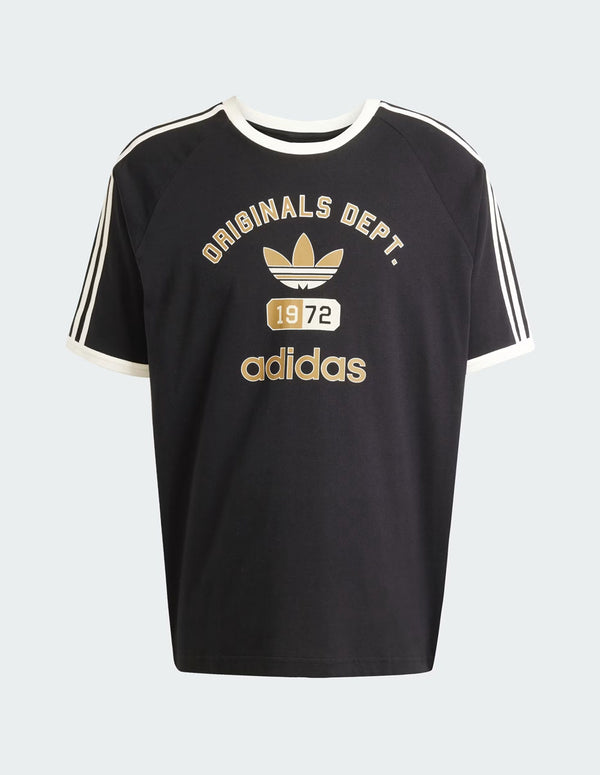 Camiseta adidas 3-Stripes Dept.Graphic Negra Hombre