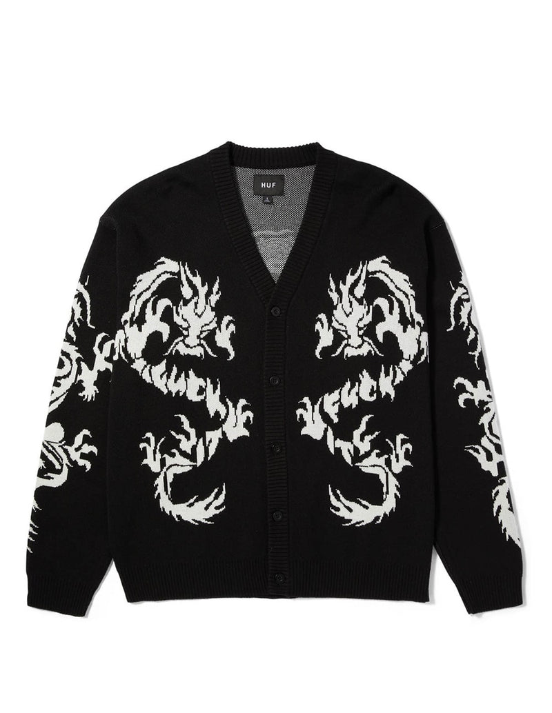 Chaqueta HUF Twin Dragon Negra Unisex