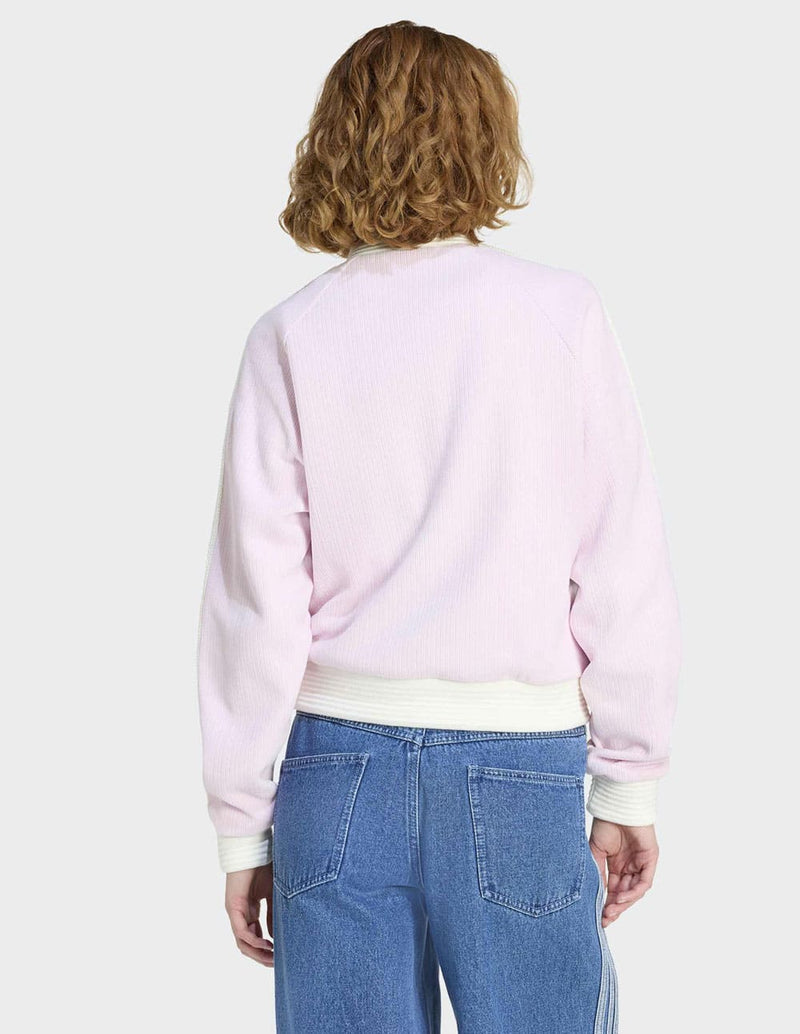 Chaqueta adidas Aterciopelada Rosa Mujer