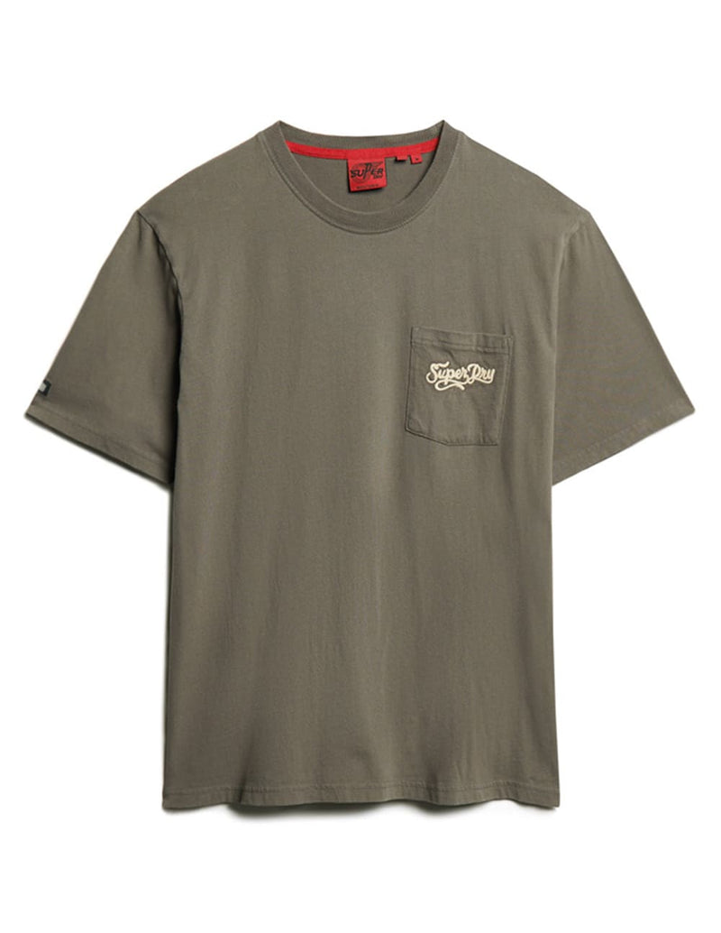 Camiseta Superdry con Estampado Gris Hombre