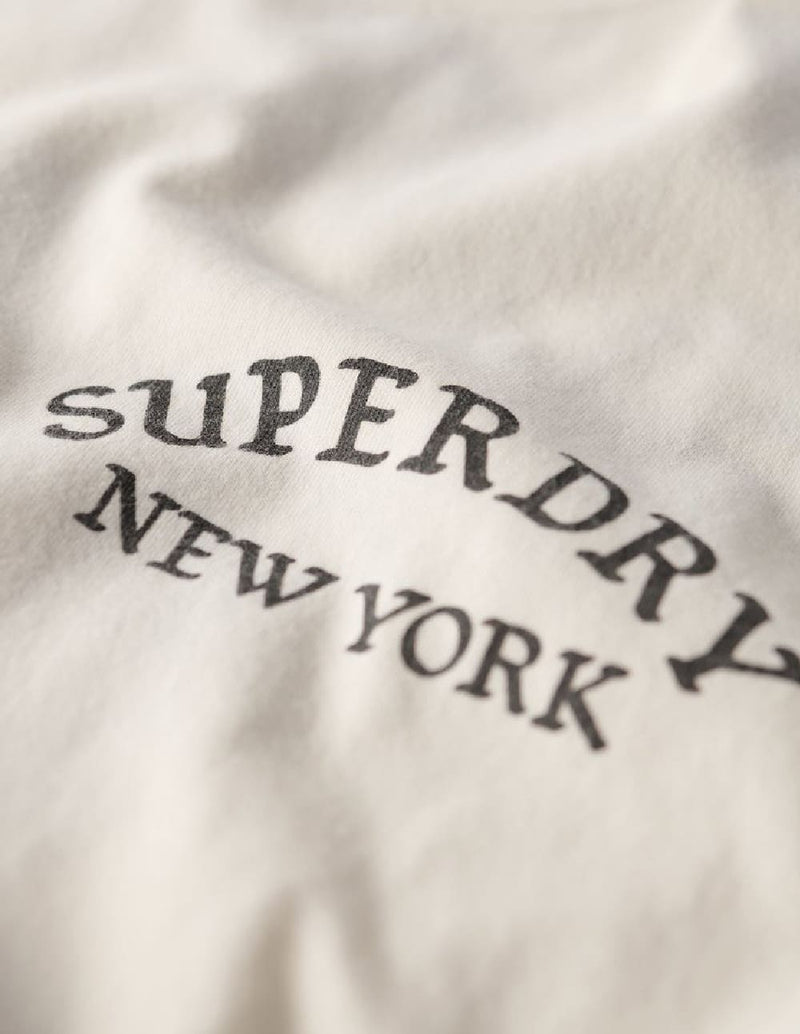 Camiseta Superdry Tattoo Back Graphic Blanca Hombre