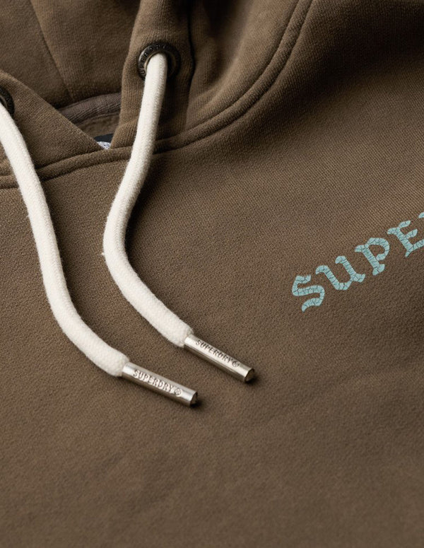 Sudadera con Capucha Superdry Tattoo Graphic Negra Hombre