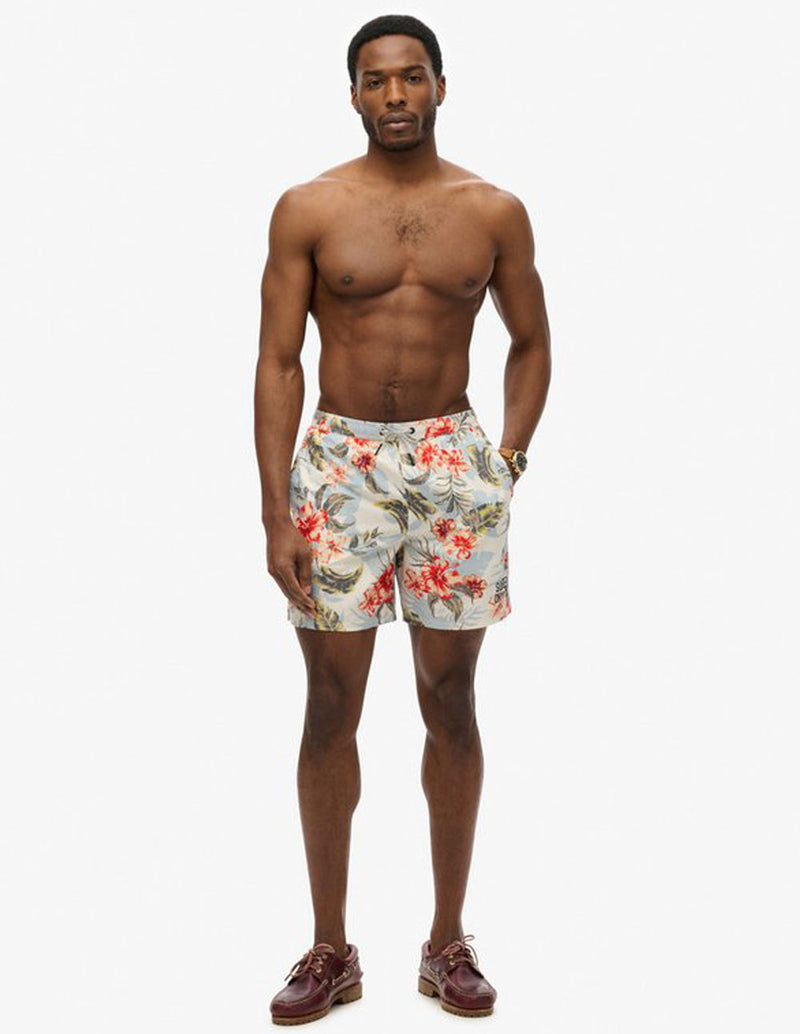 Bañador Superdry Estampado Hawaiano Multicolor hombre